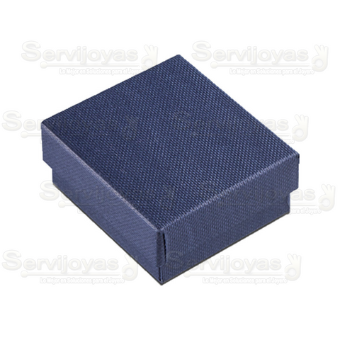 Caja Chica para Anillo y/o Aretes Multicolor Azul Navy 1481.NB