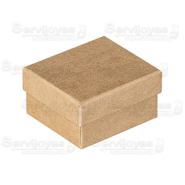 Caja Chica para Anillo y/o Aretes Multicolor Kraft Medidas: 5.8x5x3cm 1481.KF