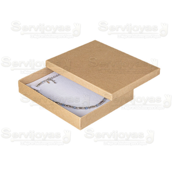 Caja para Collar Extra Grande Multicolor Kraft Medidas: 16.8x22.2x4cm 1487.KF