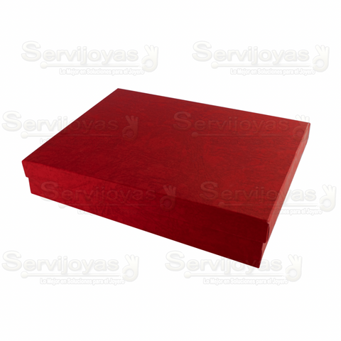 Caja para Collar Extra Grande Multicolor Roja 1487.RD