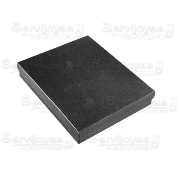 Caja para Collar Extra Grande Multicolor Negra Medidas: 16.8x22.2x4cm 1487.BK