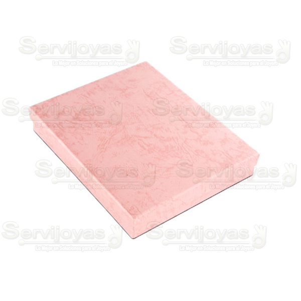 Caja para Collar Extra Grande Multicolor Rosa Medidas: 16.8x22.2x4cm 1487.PK