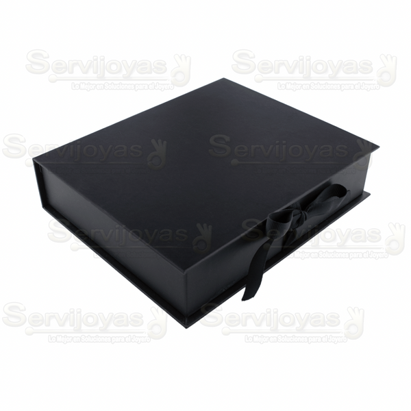 CAJA MURANO GRANDE NEGRO Medidas: 17.5x14.5.5x4cm 1436.BK