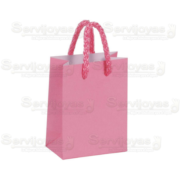 Bolsa de Papel Mate Mini Rosa 2800.PK