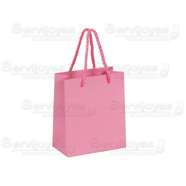 Bolsa Papel Mate Mediana Rosa 2802.PK