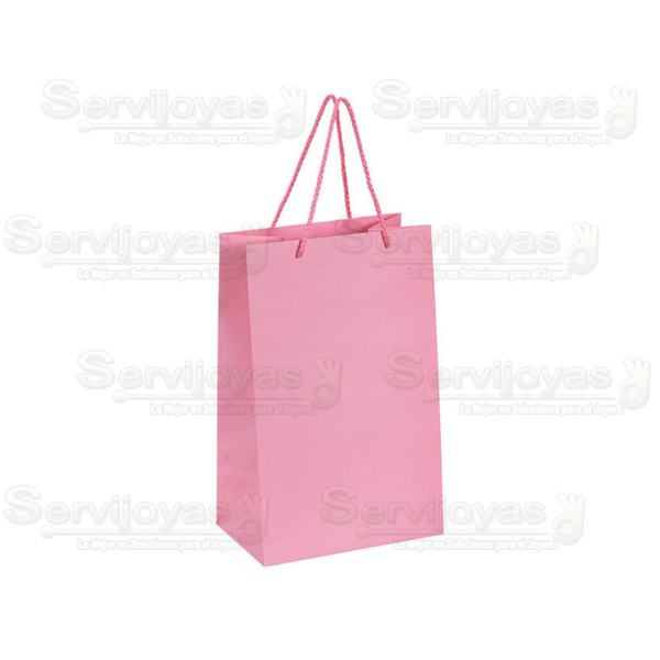 Bolsa de Papel Mate Extra Grande Rosa 2805.PK