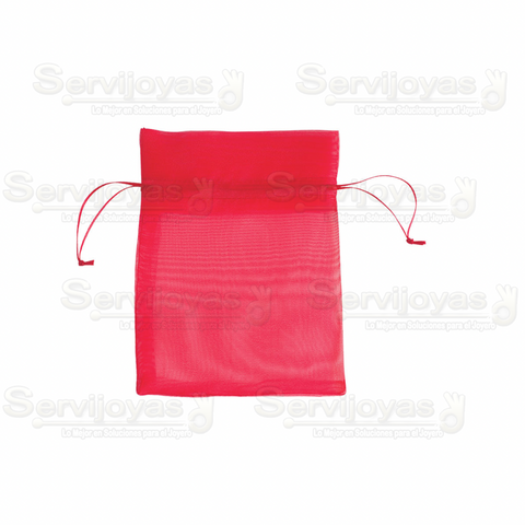 Bolsa de Organza Grande Roja 2490.RD
