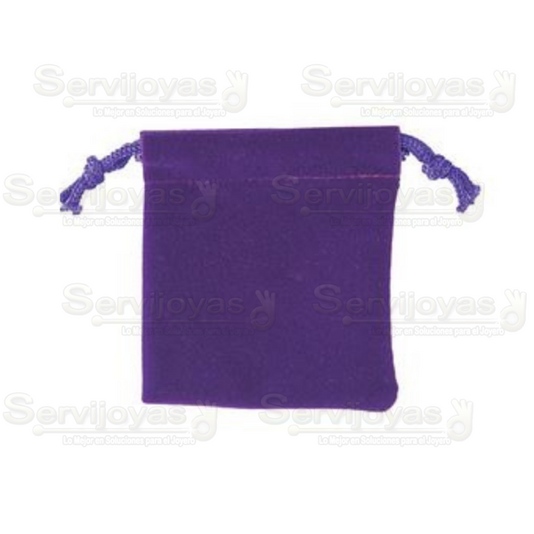 Bolsa de Velour Chica Morada 2400.PL