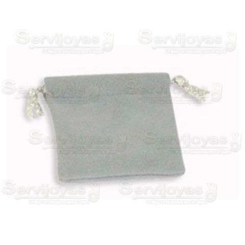 Bolsa de Velour Chica Gris 2400.GY