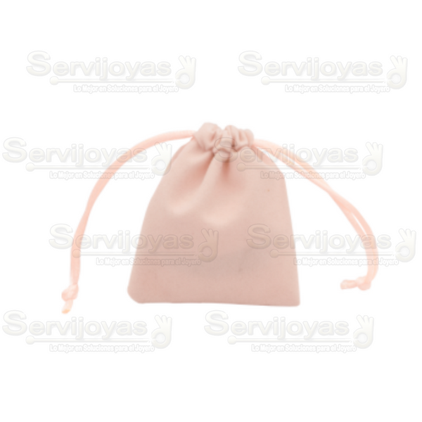 BOLSA DE VELOUR CHICA PALO DE ROSA 2400.PR