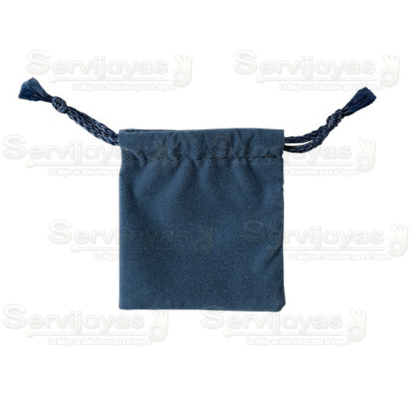 Bolsa de Velour Chica Azul 2400.BL