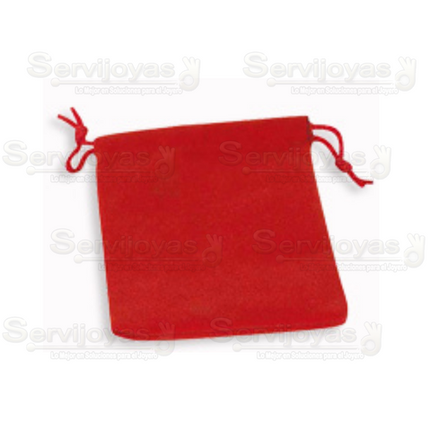 Bolsa de Velour Grande Rojo 2410.RD