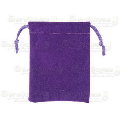 Bolsa de Velour Grande Morada 2410.PL