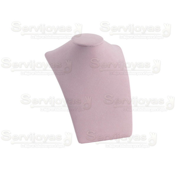 Exhibidor Candy Rosa Cuello Elegante Chico para Collar Medidas: 15x12x18cm 6986