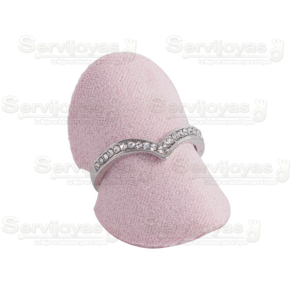 Exhibidor Candy Rosa Ruedita para Anillo (10 pzs) Medidas: 3.5cm 6936
