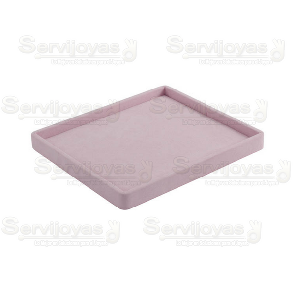 Exhibidor Candy Rosa Charola Universal Medidas: 24x21x2.2cm 6970