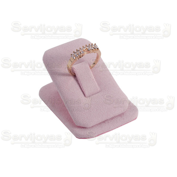 Exhibidor Candy Rosa Cuadrado para Anillo Medidas: 4.1x5.4x3cm 6935