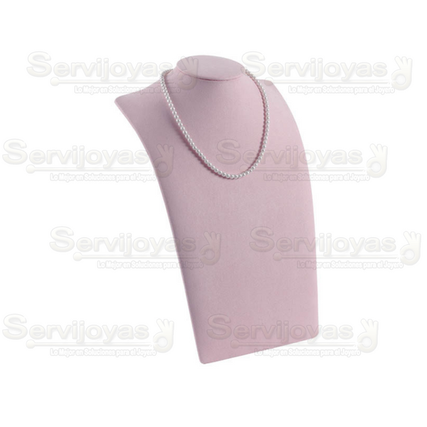 Exhibidor Candy Rosa Cuello Elegante Grande para Collar Medidas: 25x14.5x38cm 6988