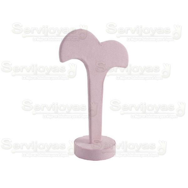Exhibidor Candy Rosa Palmera para Aretes Medidas: 9x4.5x14cm 6919