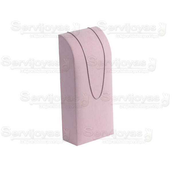 Exhibidor Candy Rosa Cuello Danés Mediano para Collar Medidas: 11x5x25cm 6981