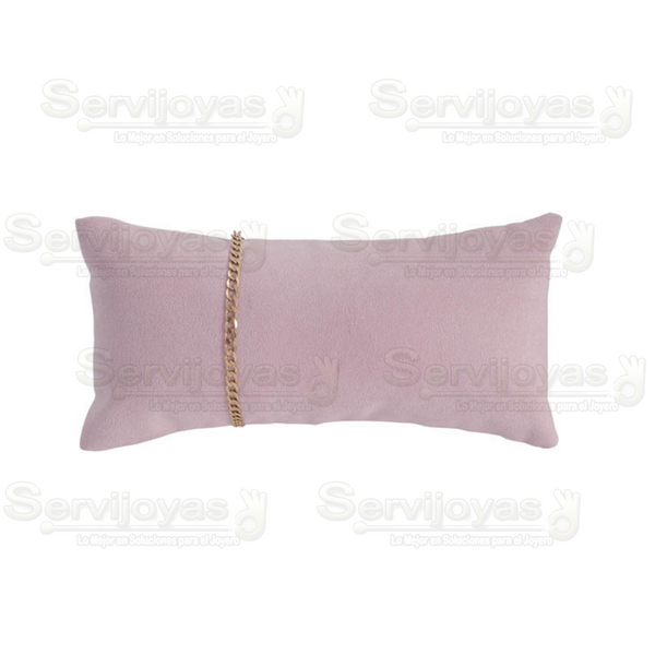 Exhibidor Candy Rosa Almohada Doble para Reloj, Brazalete o Pulsera Medidas: 17x8x4cm 6903
