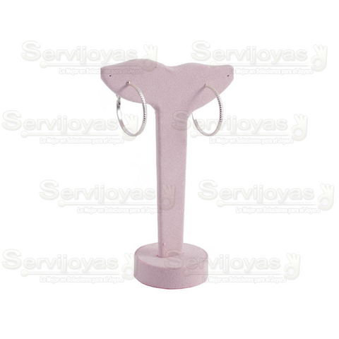 EXHIBIDOR CANDY "T" PARA ARETES - ROSA 6918