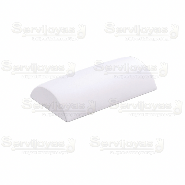 Exhibidor Imitación Piel Blanco Domo Chico para Pulsera de Niño Medidas: 19x10.8x4cm 5900.WH