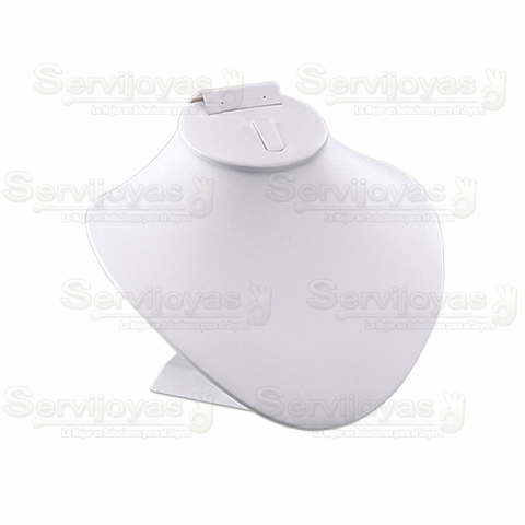Cuello Normal con Aretes y Anillo Vinipiel Blanca 5929.WH