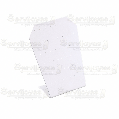 Exhibidor para 24 Pares de Broquel Vinipiel Blanca 5912.WH
