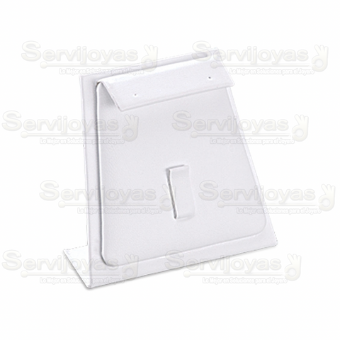Exhibidor para Anillo y Aretes Vinipiel Blanca 5952.WH