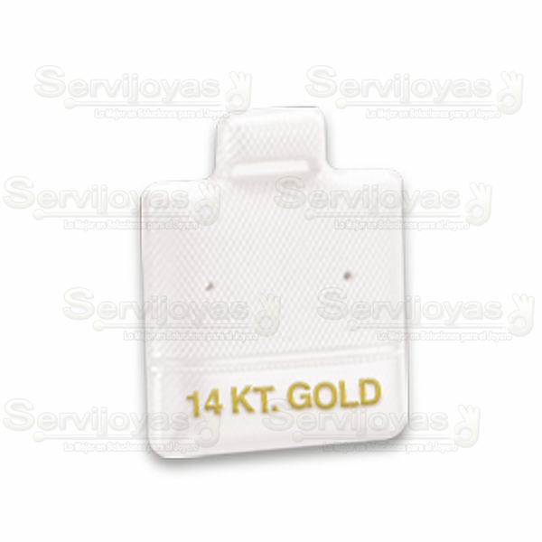 Almohadilla Chica para Broquel 14 KT (100 pzs) Medidas: 1x1 pulg. 3331