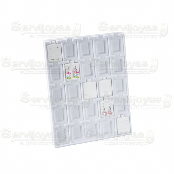Charola Blanca con Tapa 25 Blisters Grandes Medidas: 22x9x27cm 3306