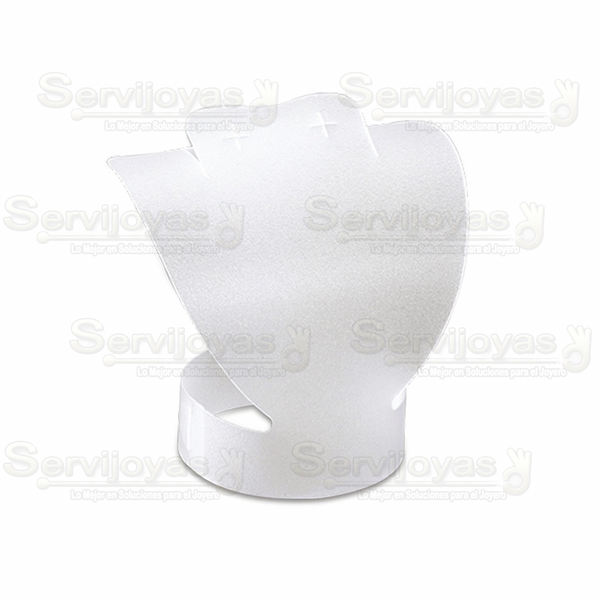 Exhibidor Armable Acrílico Transparente Cuello Extra Grande Medidas: 21.5x15.4x23.2cm 5237