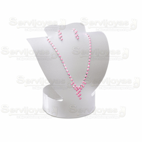 Exhibidor Armable Acrílico Transparente Cuello Grande Medidas: 17.8x12.5x18.9cm 5236