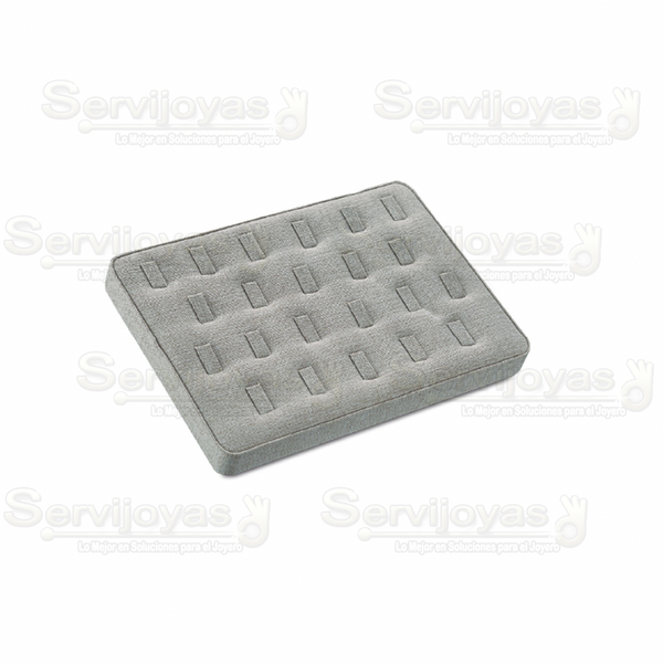 Exhibidor Delux Base para 22 Anillos Medidas: 22x15x8cm 9944.BG