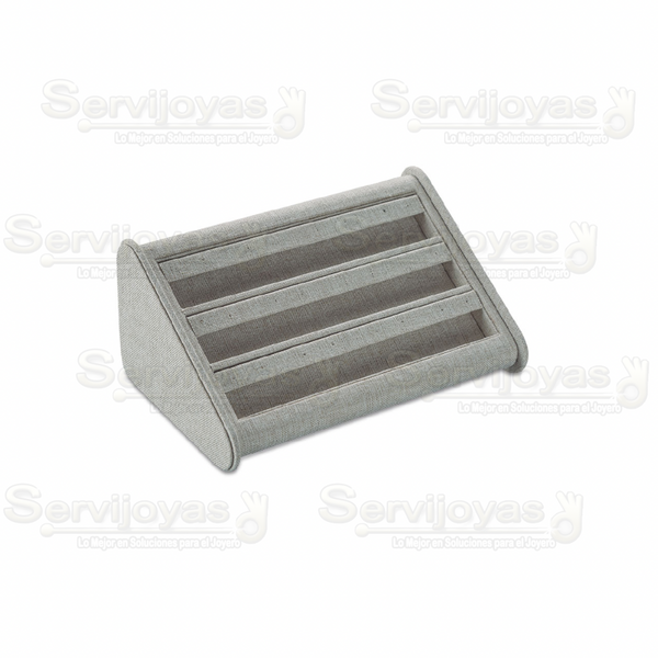 Exhibidor Delux Base para 12 Pares de Aretes Medidas: 21.2x15.5x10.3cm 9954.BG