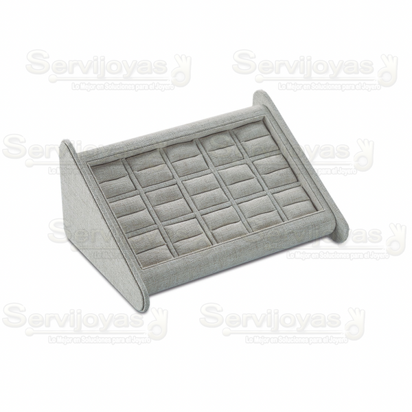 Exhibidor Delux Base para 15 Anillos Medidas: 21x15x10cm 9951.BG