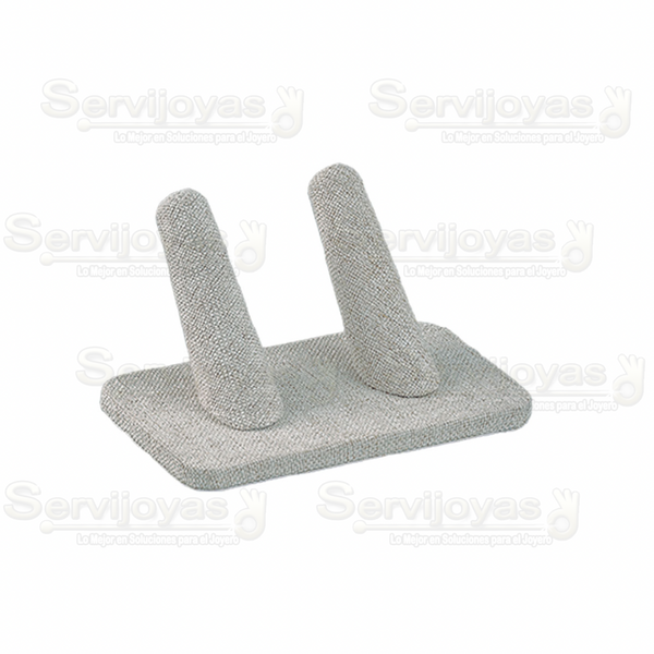 Exhibidor Delux Dedo Doble para Anillos Medidas: 10x6.1x4cm 9947.BG