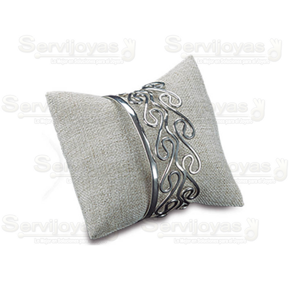 Exhibidor Delux Almohada para Reloj, Pulsera o Brazalete Medidas: 8x8x4cm 9903.BG