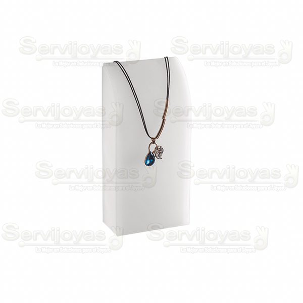 Exhibidor Acrílico Frost Cuello Danés Chico para Collar Medidas: 9.5x5x19cm 5480.FR
