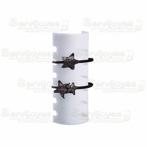 Exhibidor Acrílico Frost para 6 Diademas Medidas: 16.5x11.5x34cm 5402.FR