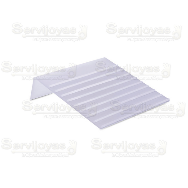 Exhibidor Acrílico Frost para 8 Pulseras Medidas: 19x19x5cm 5381.FR