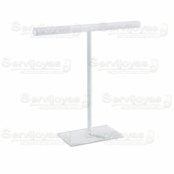 Exhibidor Acrílico Frost Barra Delgada para Cadena Medidas: 29.1x9x29.9cm 5355.FR