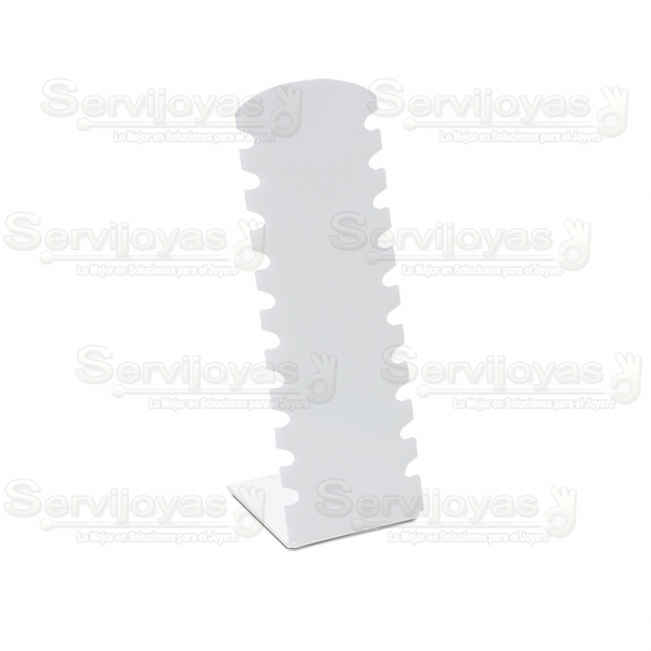 Exhibidor Acrílico Frost para 10 Pulseras Medidas: 10x10x29cm 5438.FR