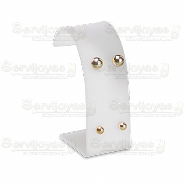Exhibidor Acrílico Frost Vertical para Broqueles Medidas: 4x7x9cm 5345.FR