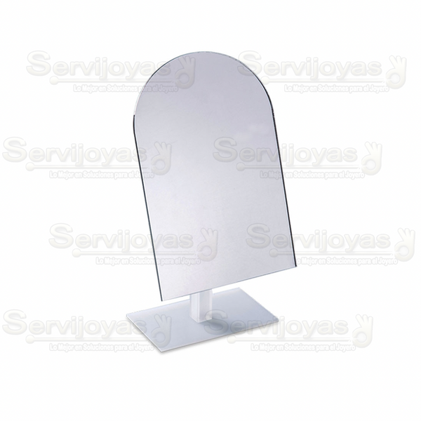 Espejo Ajustable con Base de Acrílico Frost Medidas: 17.7x14x32.5cm 5384