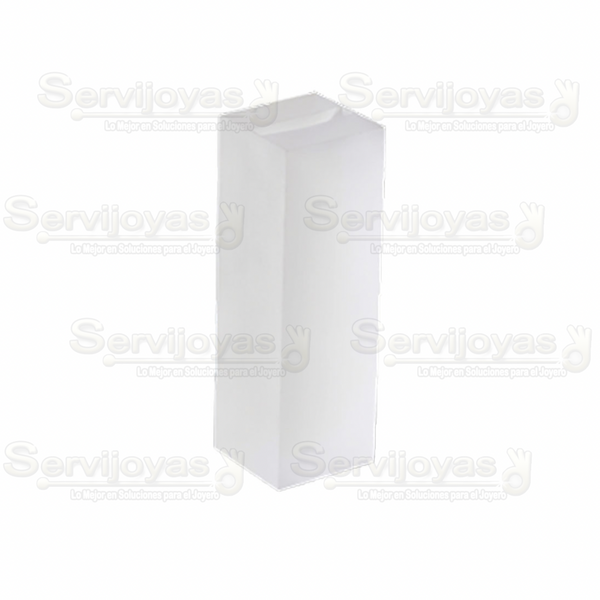 Exhibidor Acrílico Frost Torre para Anillo Medidas: 10x3.2x3.2cm  5369.FR