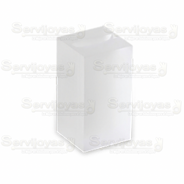 Exhibidor Acrílico Frost Torre para Anillo Medidas: 6x3.2x3.2cm 5371.FR