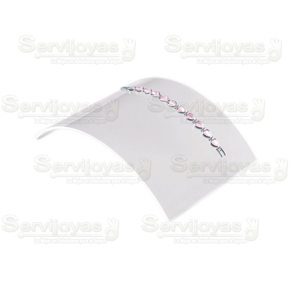 Exhibidor Acrílico Transparente Domo para Pulseras Medidas: 15x21.5x6cm 5339.TR