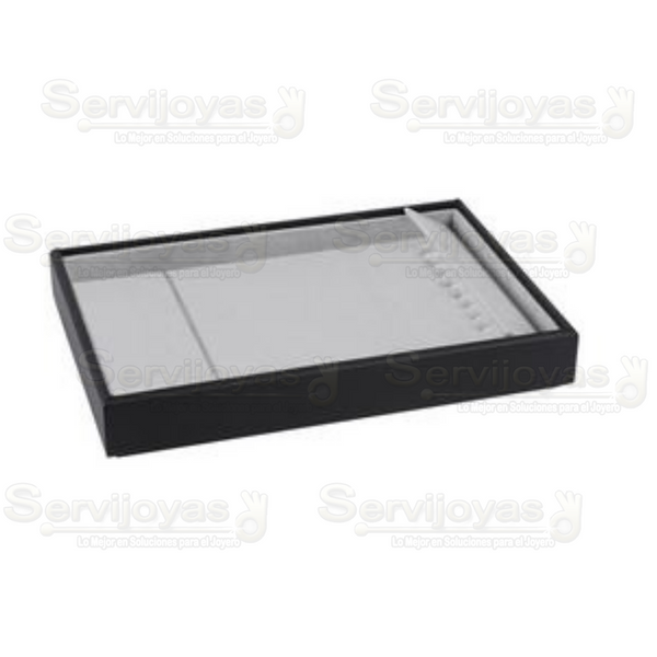 Charola Velvet para 12 Cadenas Medidas: 31x22x3.5cm 6396